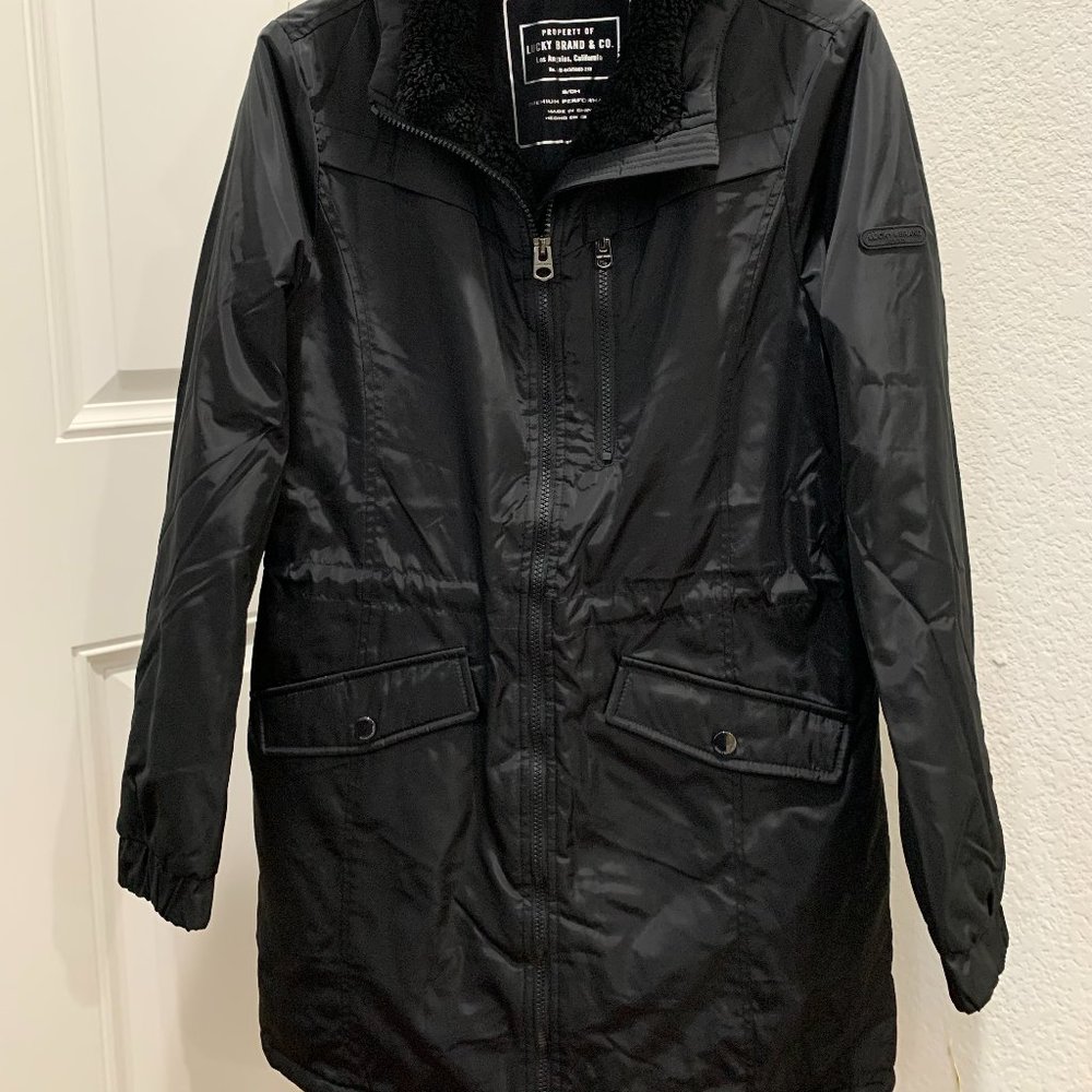 Lucky Brand Hooded camo Anorak Jacket
